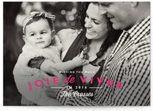 Joie de Vivre New Year's Photo Cards