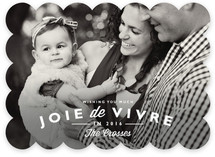 Joie de Vivre New Year's Photo Cards