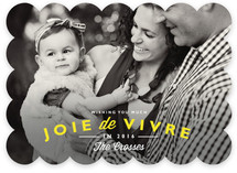 Joie de Vivre New Year's Photo Cards