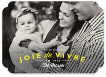 Joie de Vivre New Year's Photo Cards