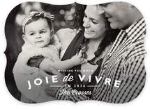 Joie de Vivre New Year's Photo Cards