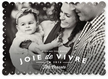 Joie de Vivre New Year's Photo Cards