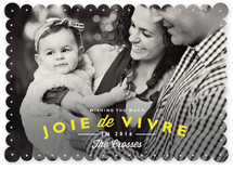 Joie de Vivre New Year's Photo Cards