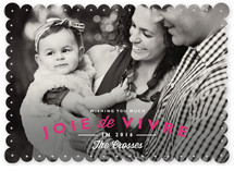 Joie de Vivre New Year's Photo Cards
