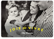 Joie de Vivre New Year's Photo Cards