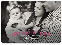 Joie de Vivre New Year's Photo Cards