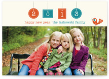 New Year Birdie New Year's Photo Cards