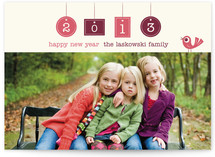 New Year Birdie New Year's Photo Cards