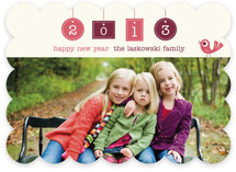 New Year Birdie New Year's Photo Cards
