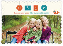 New Year Birdie New Year's Photo Cards