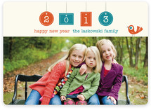 New Year Birdie New Year's Photo Cards