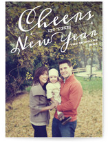New Year Cheer New Year's Photo Cards