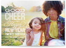 Good Cheer New Year's Photo Cards