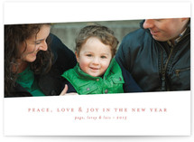 Tilt Classic New Year's Photo Cards