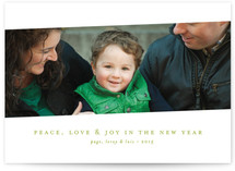 Tilt Classic New Year's Photo Cards