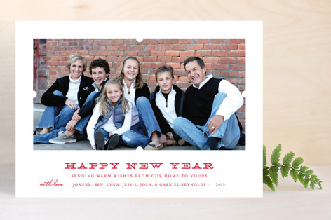 Notch New Year's Photo Cards