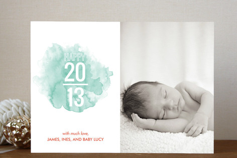Splash New Year's Photo Cards