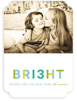 Brilliant Wishes New Year's Photo Cards