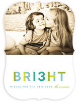 Brilliant Wishes New Year's Photo Cards