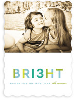 Brilliant Wishes New Year's Photo Cards