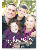 New Year's Cheers New Year's Photo Cards
