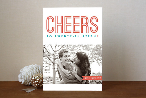 Mighty Cheers New Year's Photo Cards