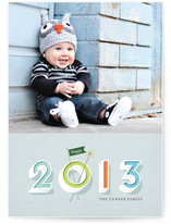 Sign & Sparkler New Year's Photo Cards
