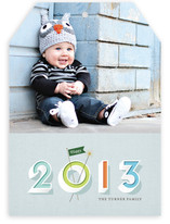 Sign & Sparkler New Year's Photo Cards