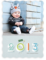 Sign & Sparkler New Year's Photo Cards