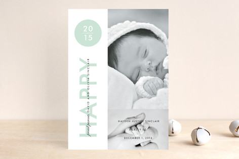 Baby New Year's Photo Cards