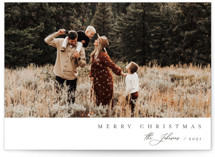 Family Type New Year's Photo Cards
