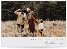Family Type New Year's Photo Cards