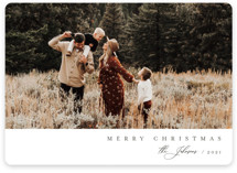 Family Type New Year's Photo Cards