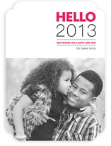 Hello New Year's Photo Cards