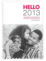 Hello New Year's Photo Cards