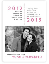 Two Years New Year's Photo Cards