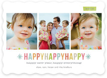 Happy Happy Happy New Year's Photo Cards