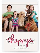 Berry Happy New Year's Photo Cards