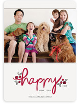 Berry Happy New Year's Photo Cards