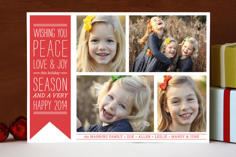 Wish Banner New Year's Photo Cards