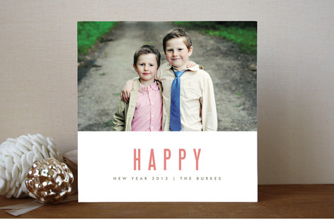 We're Happy New Year's Photo Cards
