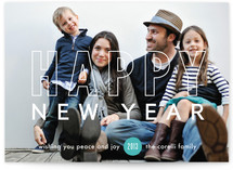 Clearly Happy New Year's Photo Cards