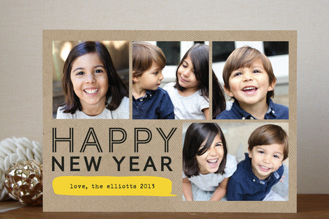 Bubble Talk New Year's Photo Cards
