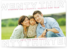 Twenty + Thirteen is Not Thirty-Three New Year's Photo Cards
