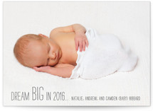 Dream BIG New Year's Photo Cards