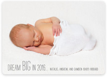 Dream BIG New Year's Photo Cards