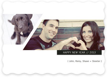 Tectonic New Year's Photo Cards