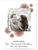 Bursting Glitter New Year's Photo Cards