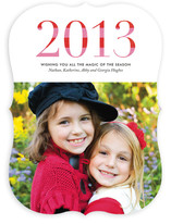 Striped Joy New Year's Photo Cards