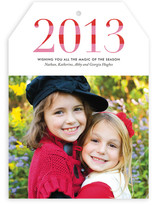Striped Joy New Year's Photo Cards